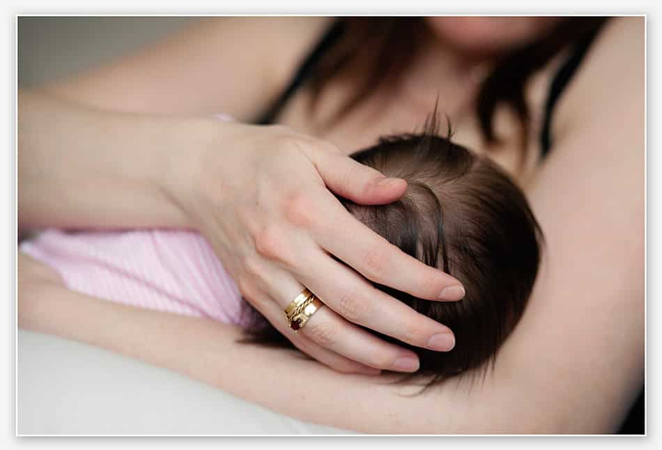 Fotografie tijdens de borstvoeding
